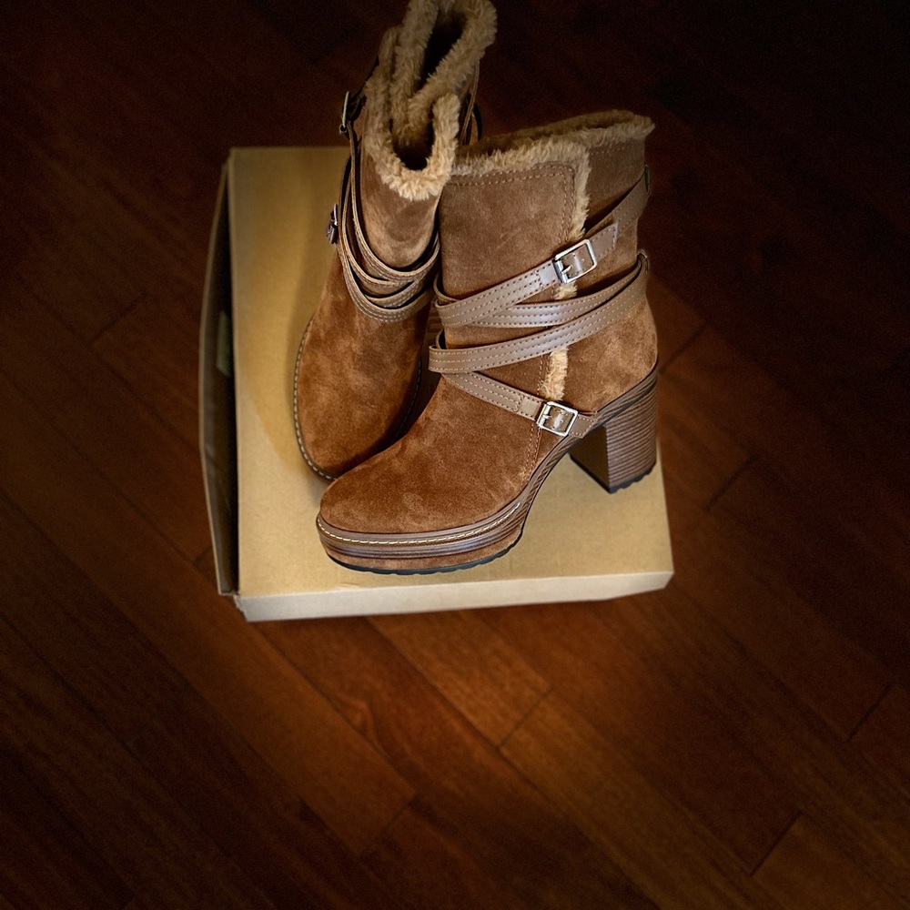 Steve Madden wedges boots size 8.5 new